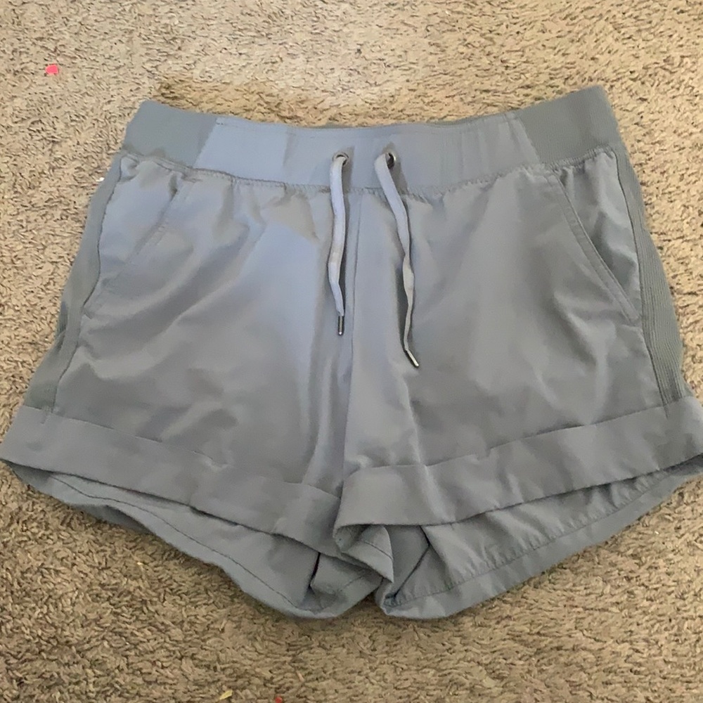 Gray athletic shorts